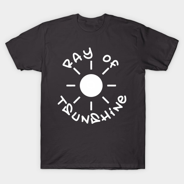 Ray of Tsunshine - White T-Shirt by talenlee